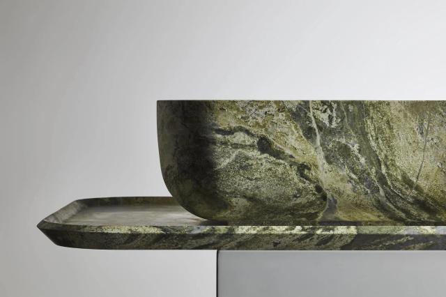 Lavabo đá dạng khối IV — nội thất đá Rochelle Stone
