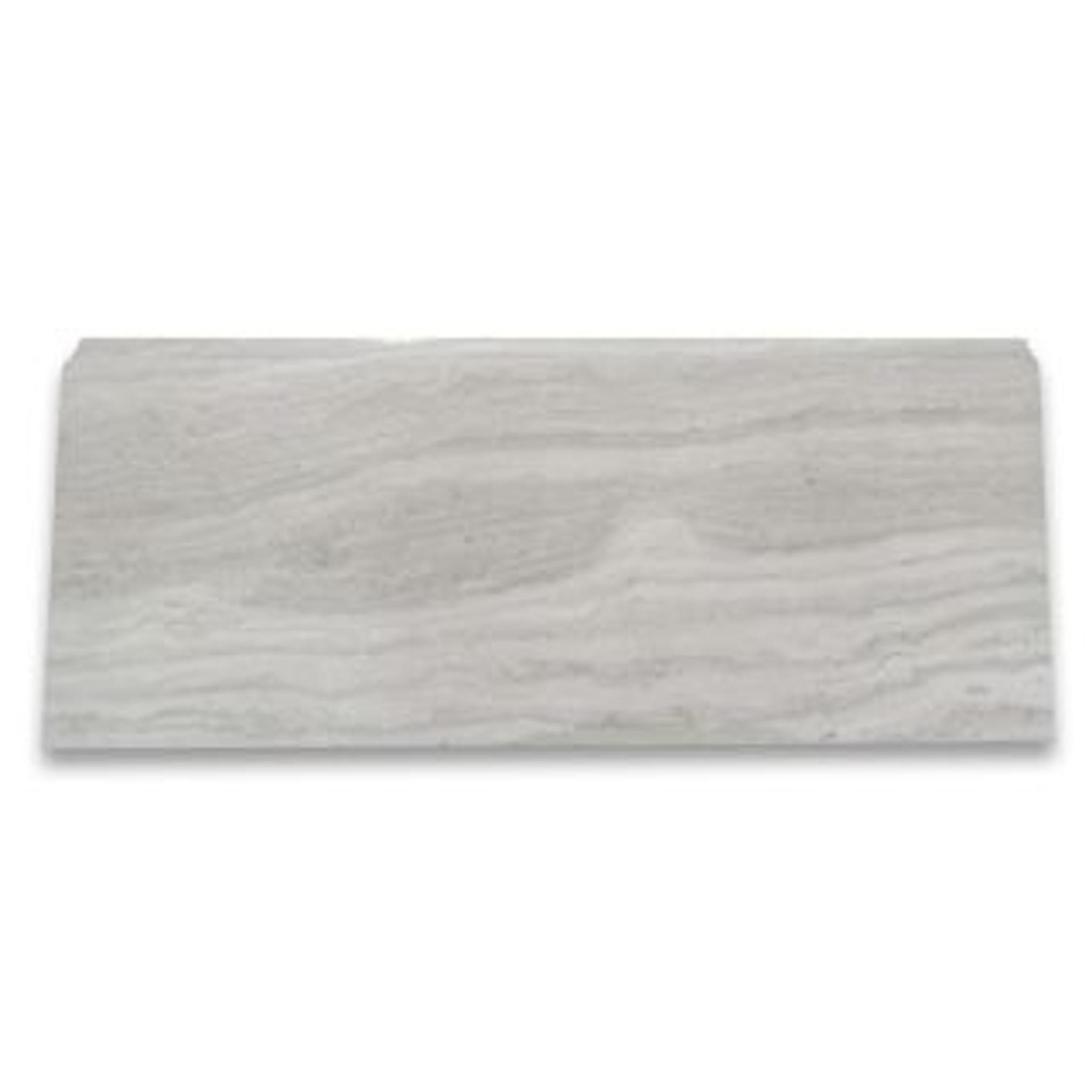 Phào chỉ đá Athens Silver Cream Baseboard (phào chân tường) — bề mặt đánh bóng (polished), Rochelle Couture