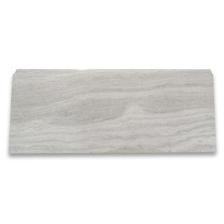 Phào chỉ đá Athens Silver Cream Baseboard (phào chân tường) — bề mặt đánh bóng (polished), Rochelle Couture