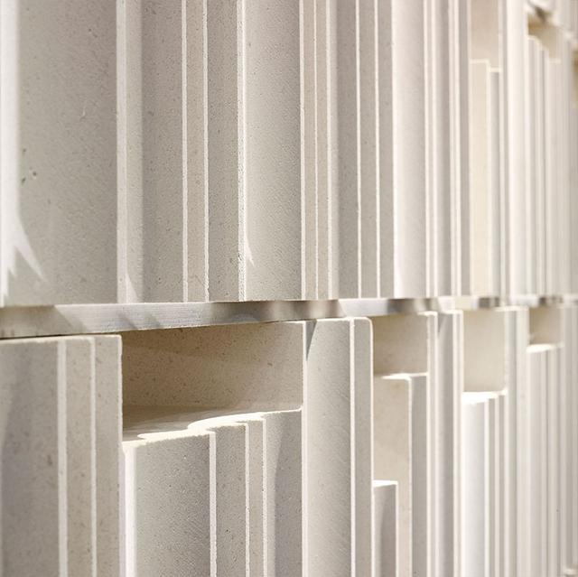 Vách đá 3D Biblos — bề mặt đá tự nhiên điêu khắc nổi khối, Lithos