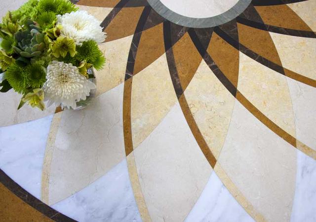 Hoa văn đá khảm marble Tonal — Rochelle Stone