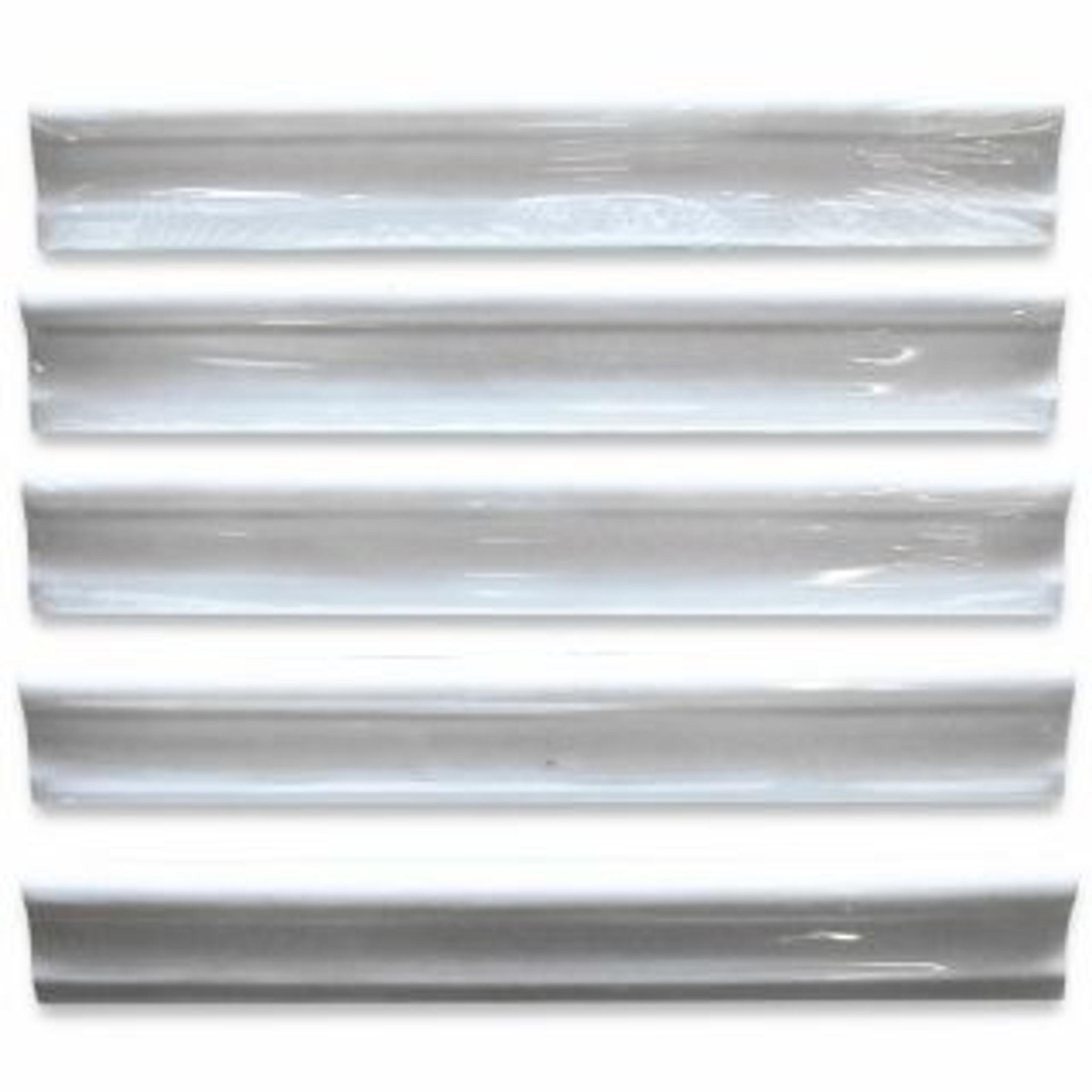 Phào chỉ đá Thassos Chair Rail (viền giữa tường) — bề mặt mài mờ (honed), Rochelle Couture