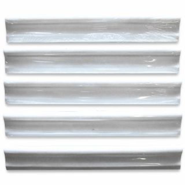 Phào chỉ đá Thassos Chair Rail (viền giữa tường) — bề mặt mài mờ (honed), Rochelle Stone
