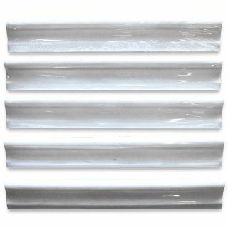 Phào chỉ đá Thassos Chair Rail (viền giữa tường) — bề mặt mài mờ (honed), Rochelle Couture