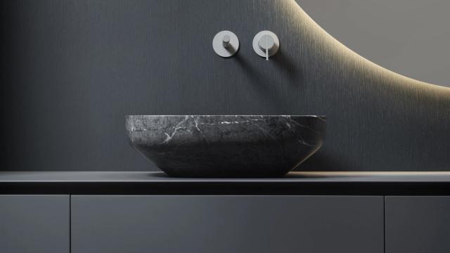 Lavabo Ago — lavabo đá tự nhiên Rochelle