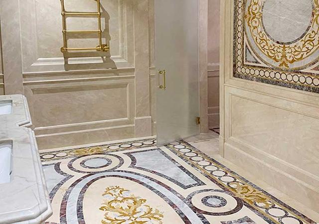 Hoa văn đá khảm marble Grand Luxe — Rochelle Stone