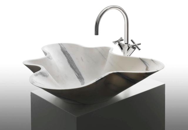 Lavabo đá dạng khối — nội thất đá Rochelle Stone