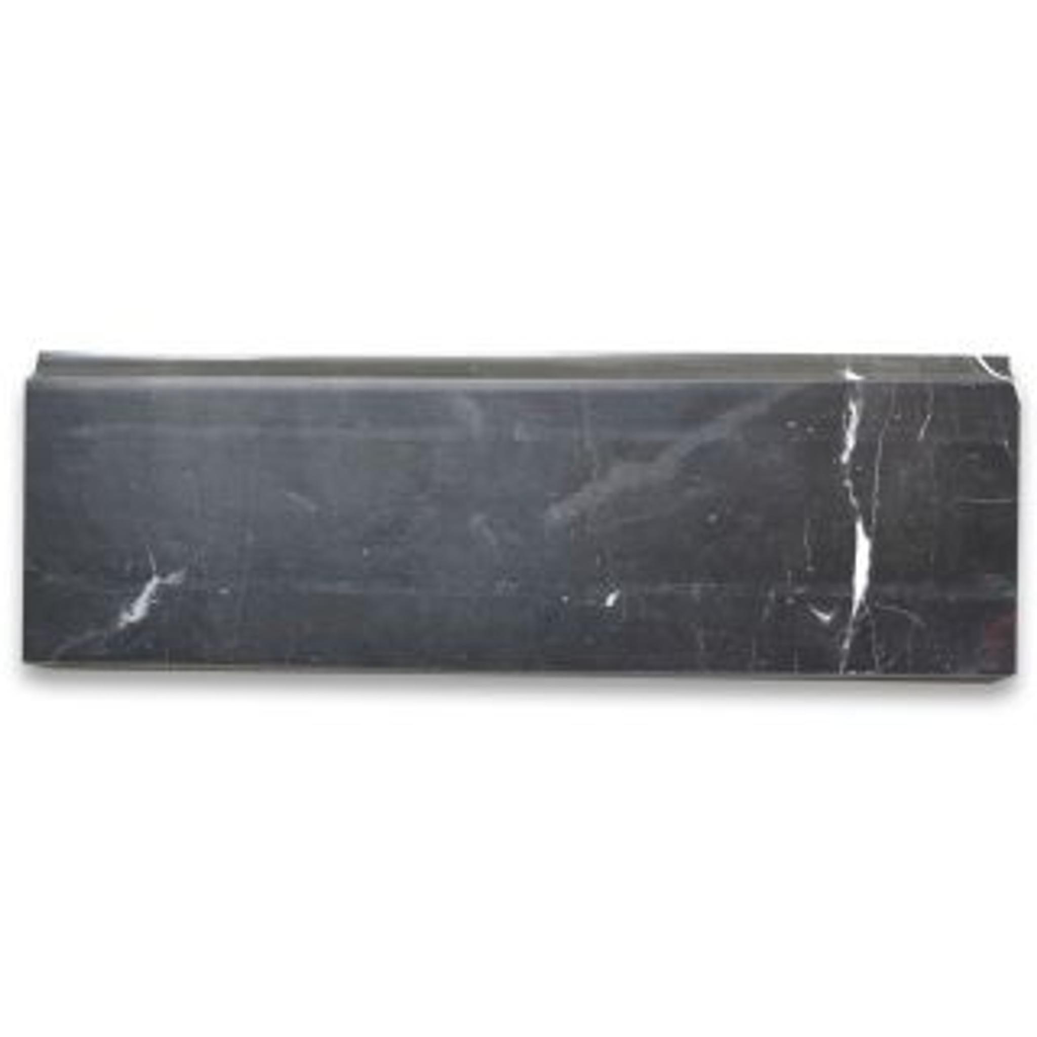 Phào chỉ đá Nero Marquina Baseboard (phào chân tường) — bề mặt đánh bóng (polished), Rochelle Couture