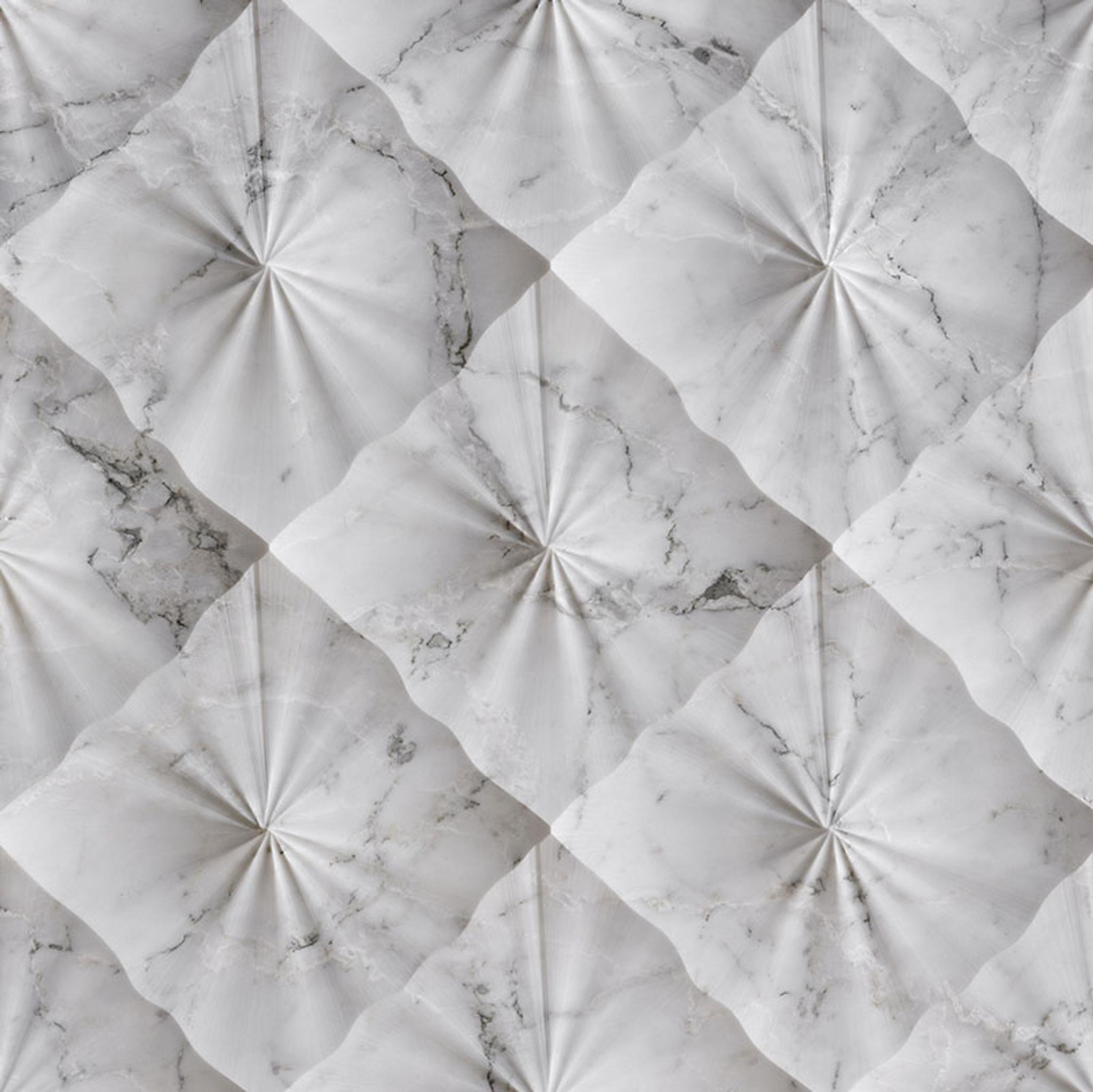Vách đá 3D Diamante — bề mặt đá tự nhiên điêu khắc nổi khối, Lithos