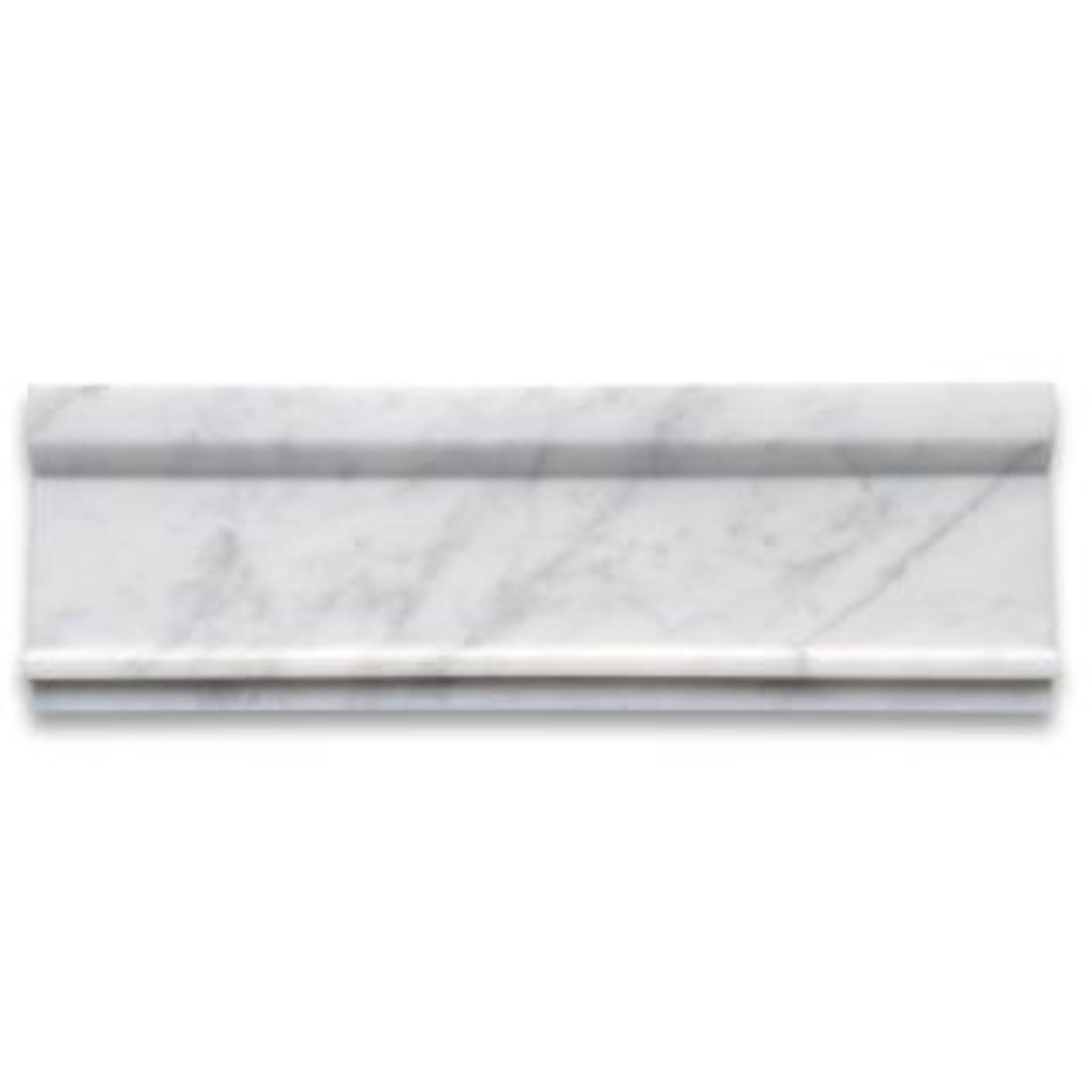 Phào chỉ đá Carrara Plaza Trim — bề mặt mài mờ (honed), Rochelle Couture