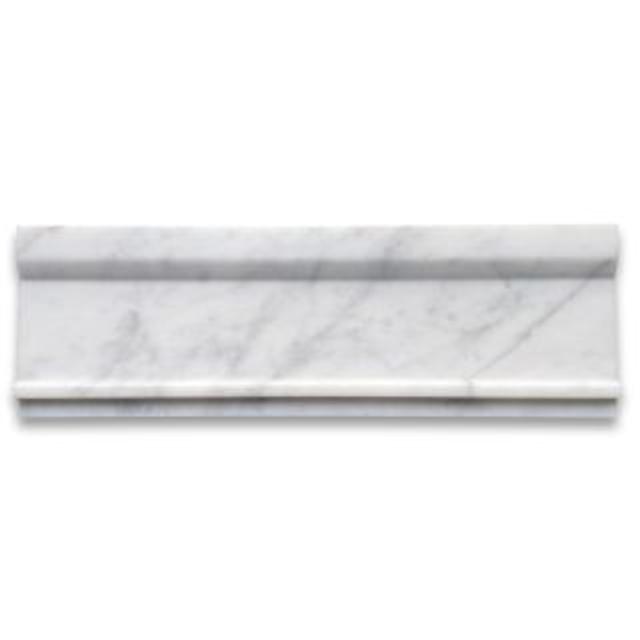 Phào chỉ đá Carrara Plaza Trim — bề mặt mài mờ (honed), Rochelle Stone