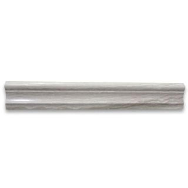 Phào chỉ đá Athens Silver Cream Chair Rail (viền giữa tường) — bề mặt đánh bóng (polished), Rochelle Stone