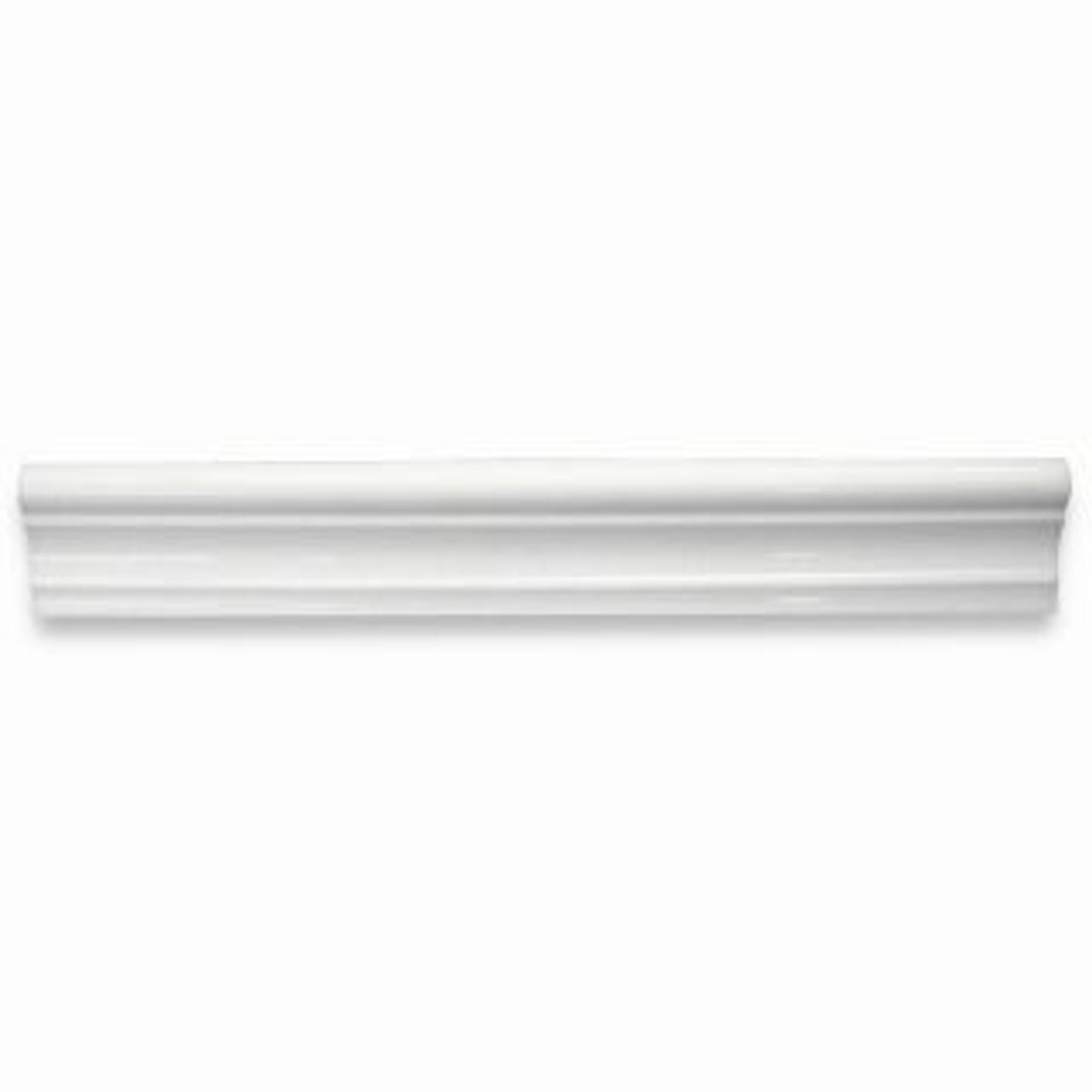 Phào chỉ đá Thassos Chair Rail (viền giữa tường) — bề mặt đánh bóng (polished), Rochelle Couture