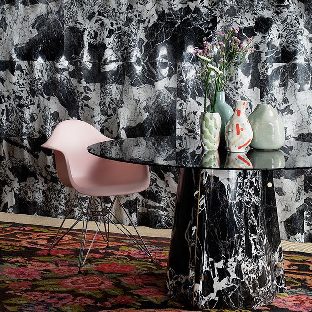 Vách đá 3D Tulle — bề mặt đá tự nhiên điêu khắc nổi khối, Lithos
