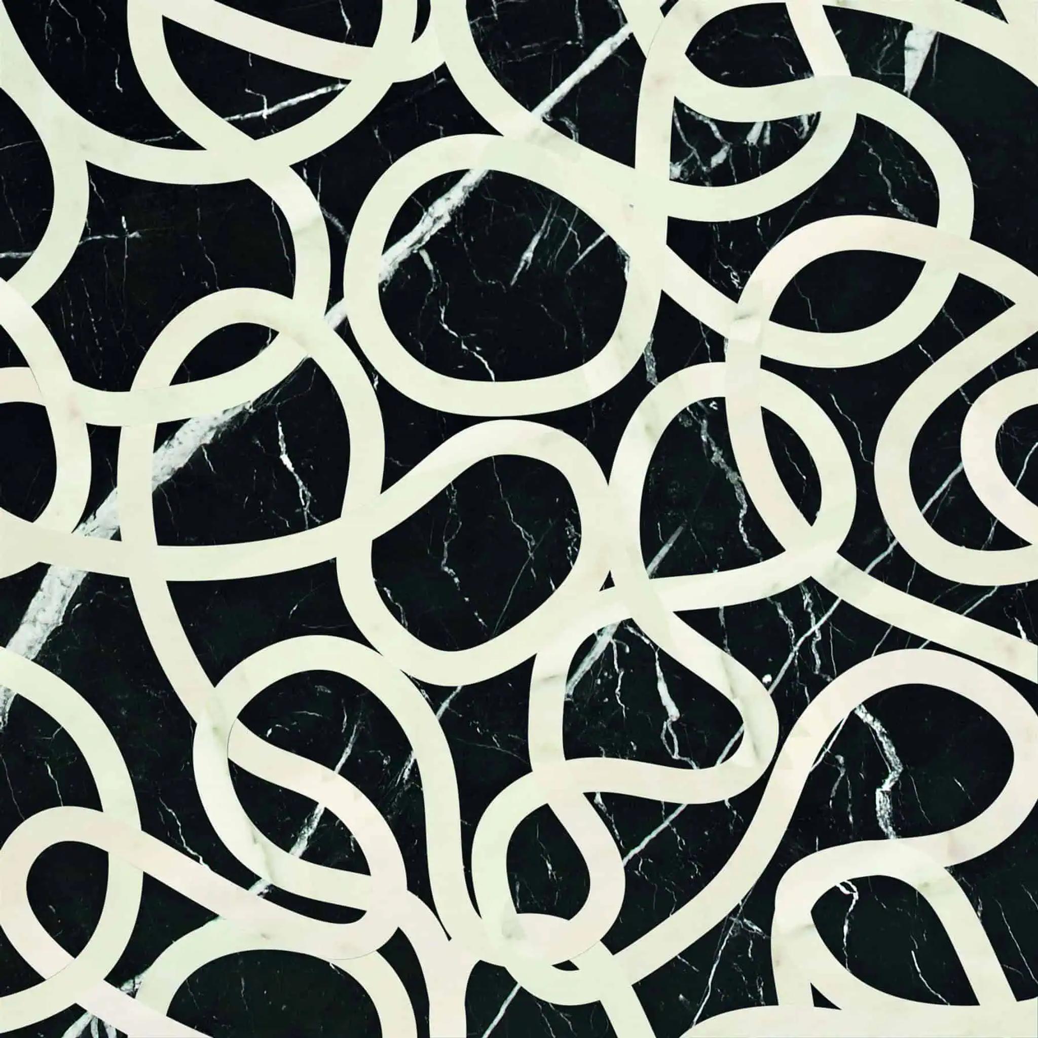 Vách đá 3D Picto — bề mặt marble điêu khắc nổi khối, Kreoo