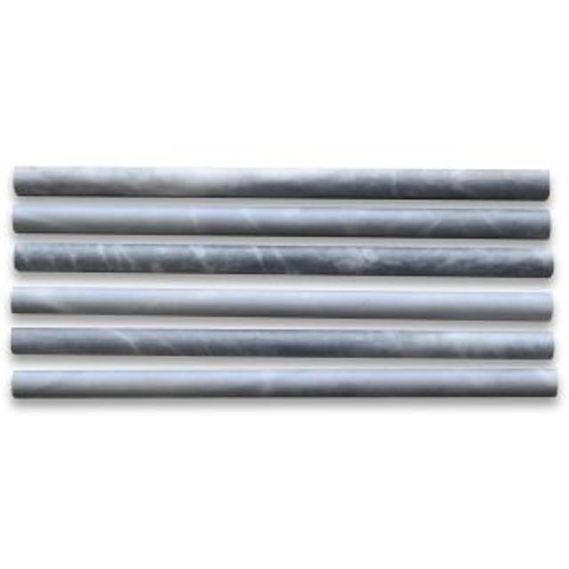 Phào chỉ đá Bardiglio Pencil Liner (chỉ mảnh) — bề mặt mài mờ (honed), Rochelle Stone