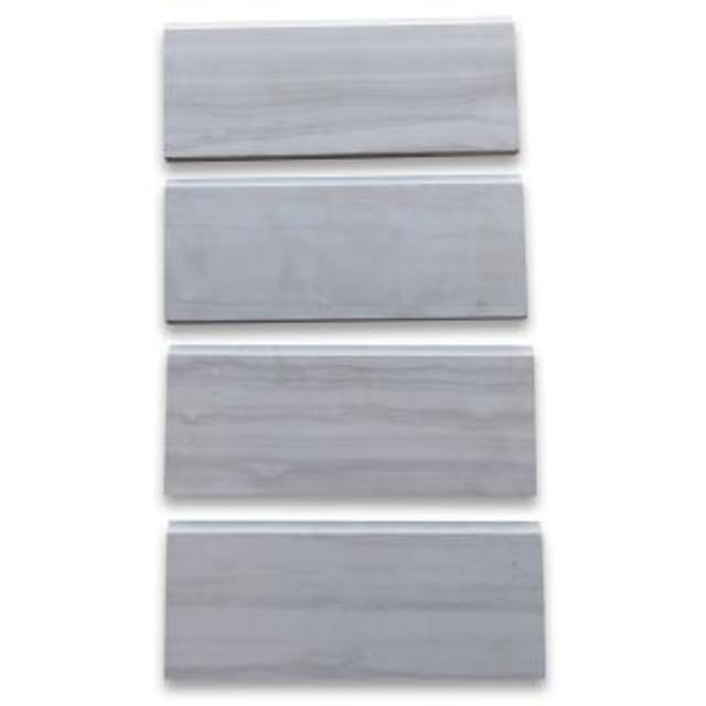 Phào chỉ đá Marble Baseboard (phào chân tường) — bề mặt mài mờ (honed), Rochelle Stone