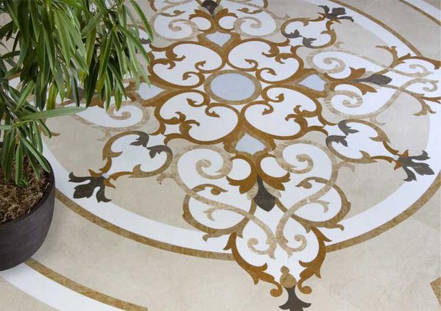 Hoa văn đá khảm marble Roman — Rochelle Stone