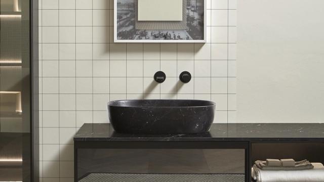 Lavabo Senso — lavabo đá tự nhiên Rochelle