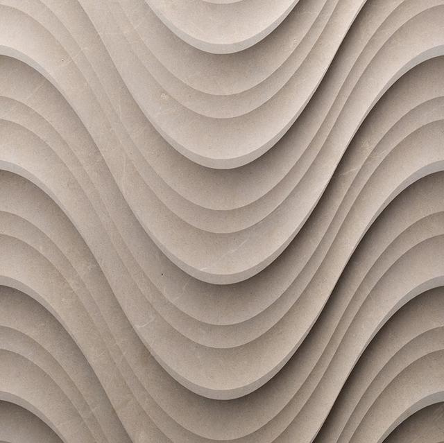 Vách đá 3D Seta — bề mặt đá tự nhiên điêu khắc nổi khối, Lithos