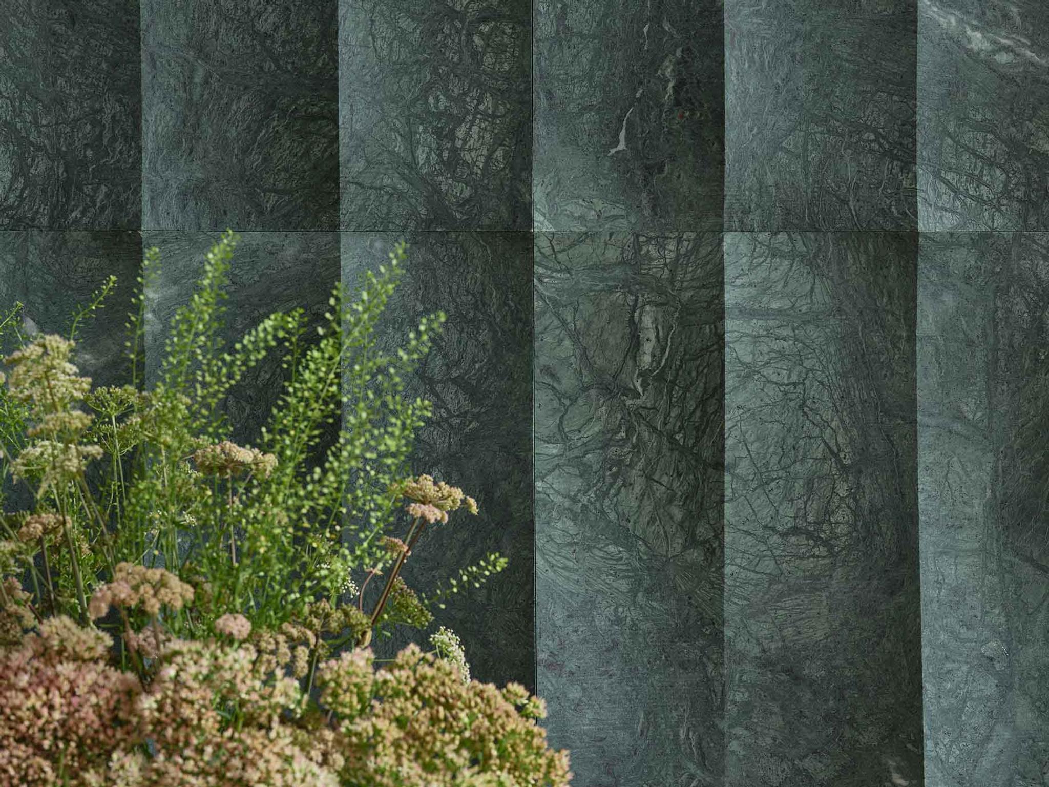 Vách đá 3D Palladio — bề mặt đá tự nhiên điêu khắc nổi khối, Lithos