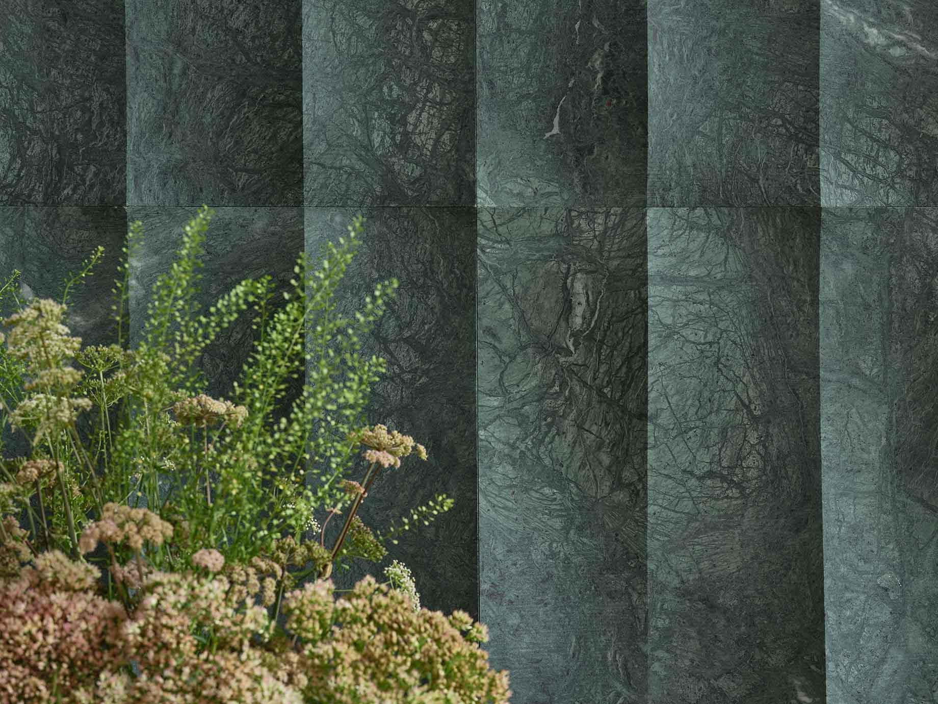 Vách đá 3D Palladio — bề mặt đá tự nhiên điêu khắc nổi khối, Lithos