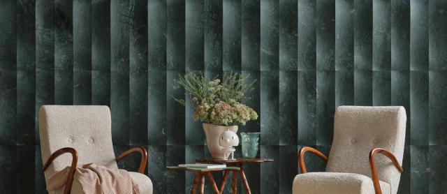 Vách đá 3D Palladio — bề mặt đá tự nhiên điêu khắc nổi khối, Lithos