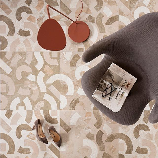 Vách đá 3D Anemone — bề mặt đá tự nhiên điêu khắc nổi khối, Lithos