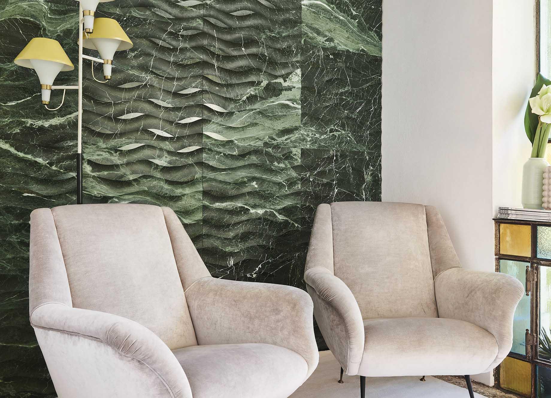 Vách đá 3D Lembo — bề mặt đá tự nhiên điêu khắc nổi khối, Lithos