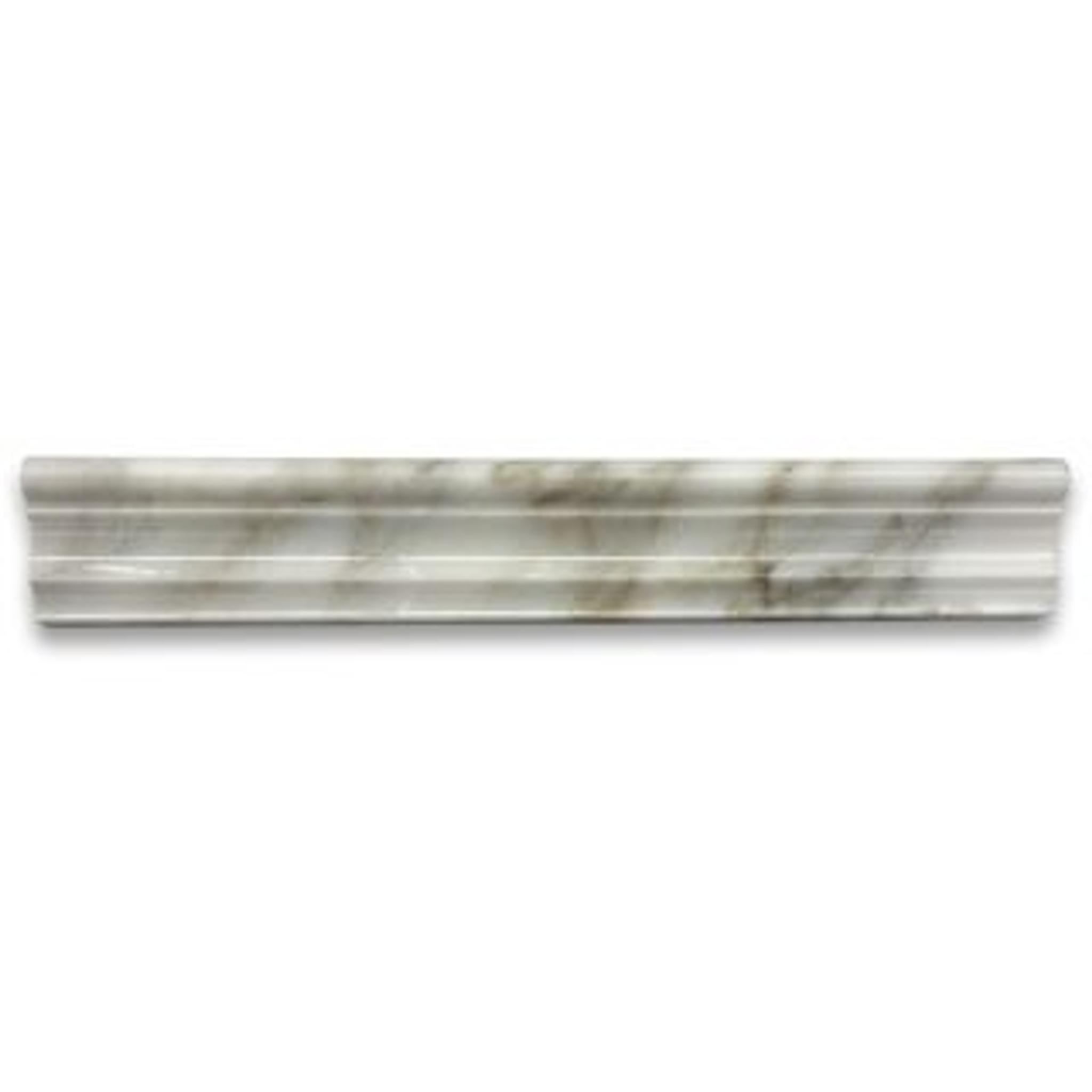Phào chỉ đá Calacatta Gold Chair Rail (viền giữa tường) — bề mặt đánh bóng (polished), Rochelle Couture