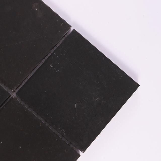 Black Large Square Honed Marble Floor Tile Stone Mosaic — mosaic vuông bằng đá marble đen