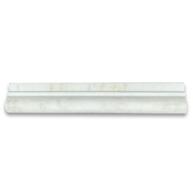Phào chỉ đá Calacatta Gold Chair Rail (viền giữa tường) — bề mặt đánh bóng (polished), Rochelle Stone