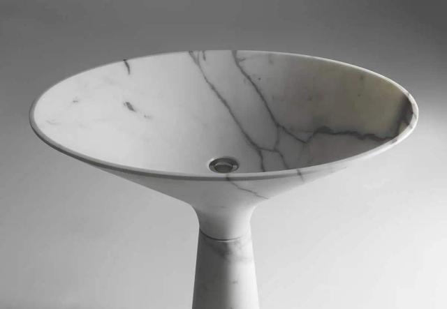 Lavabo Dry — nội thất đá Rochelle Stone