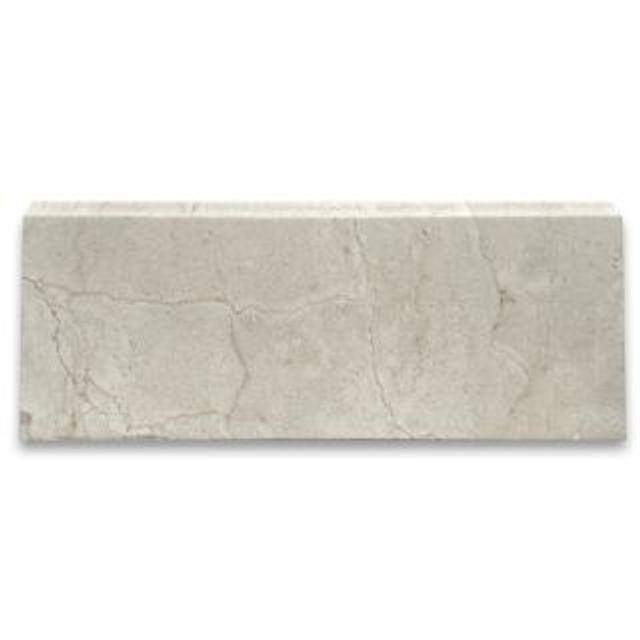 Phào chỉ đá Crema Marfil Baseboard (phào chân tường) — bề mặt đánh bóng (polished), Rochelle Stone