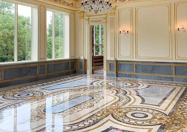 Hoa văn đá khảm marble Grand Luxe — Rochelle Stone