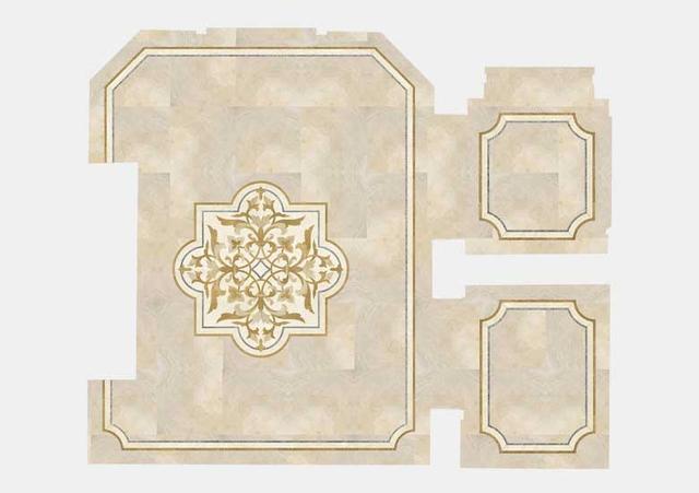 Hoa văn đá khảm marble Florence — Rochelle Stone
