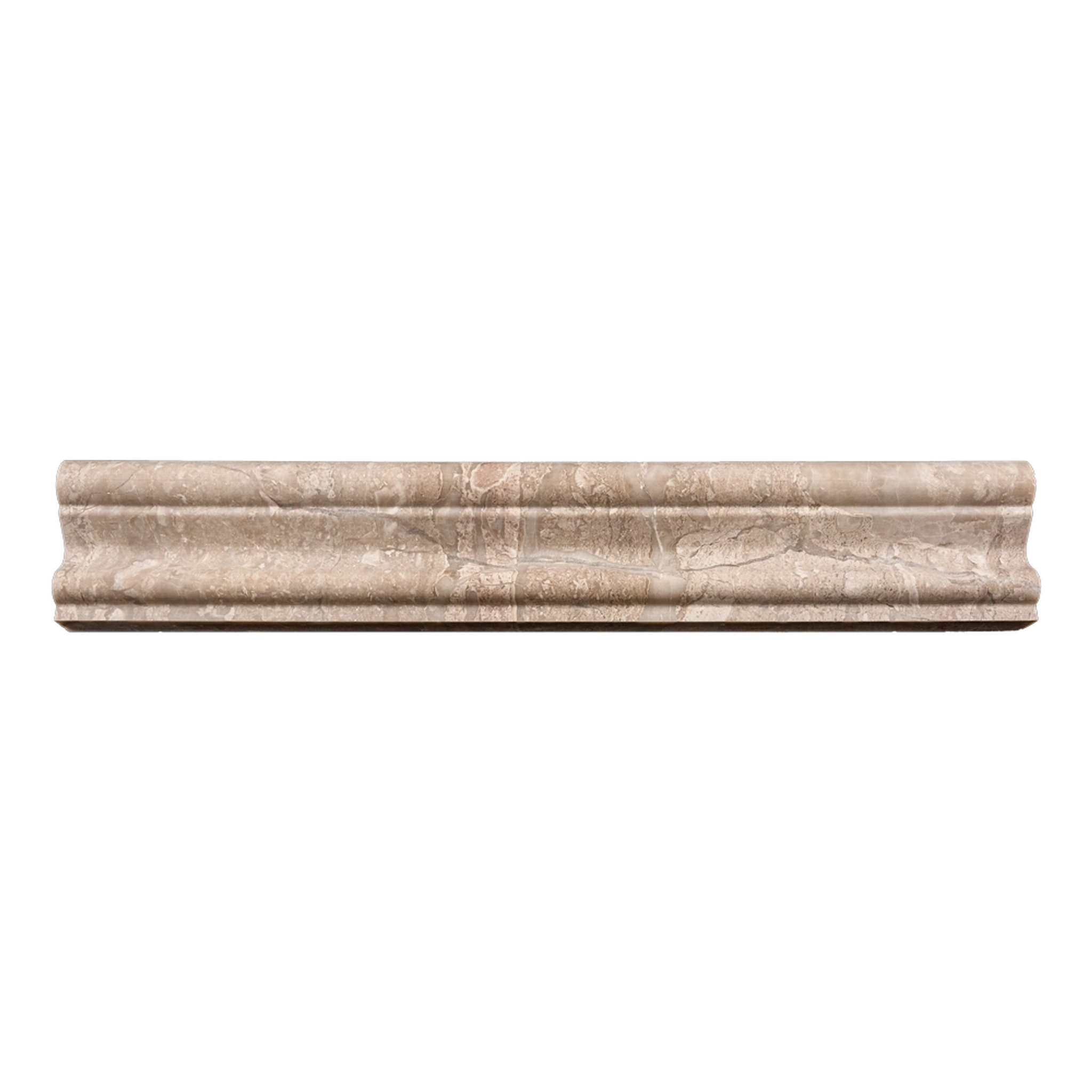 Phào chỉ đá Royal Beige Crown (phào đỉnh) — bề mặt đánh bóng (polished), Rochelle Couture