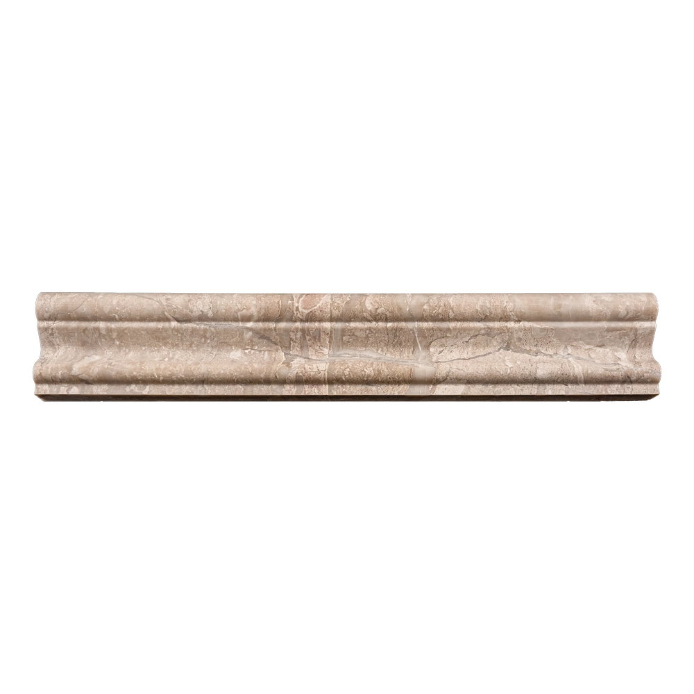 Phào chỉ đá Royal Beige Crown (phào đỉnh) — bề mặt đánh bóng (polished), Rochelle Couture