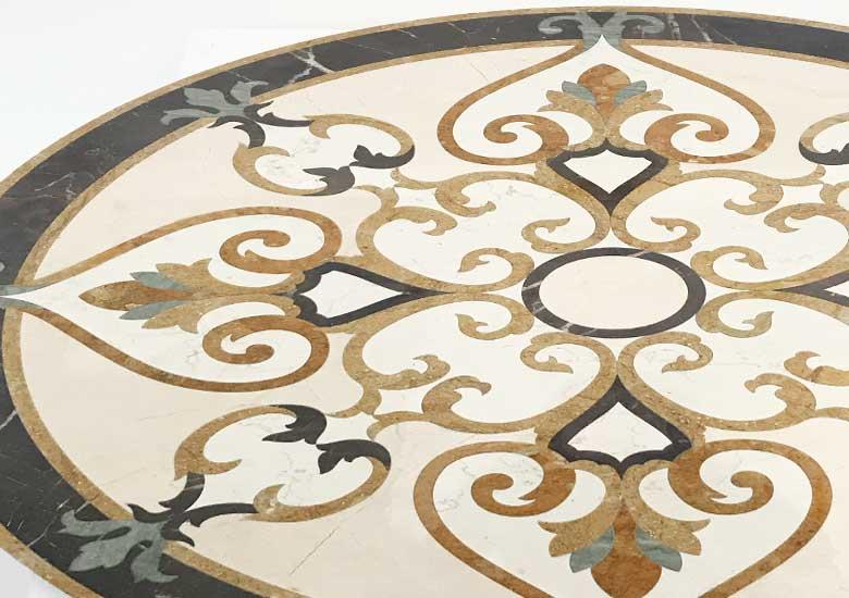 Hoa văn đá khảm marble Calabria — Rochelle Couture