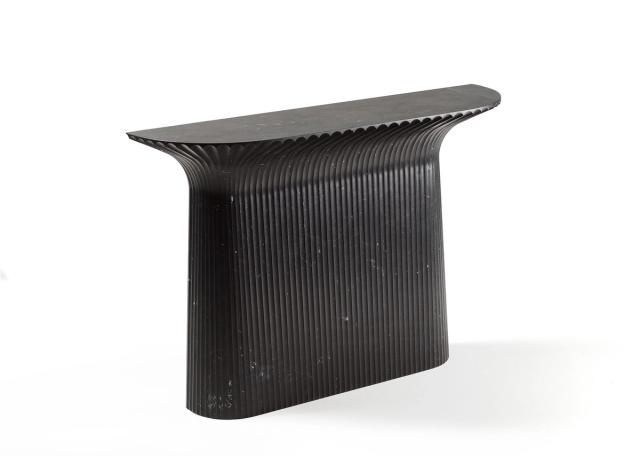 Bàn console đá sọc dọc — nội thất đá Rochelle Stone