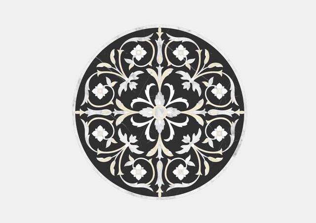 Hoa văn đá khảm marble Ravenna — Rochelle Stone