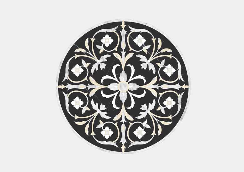 Hoa văn đá khảm marble Ravenna — Rochelle Couture