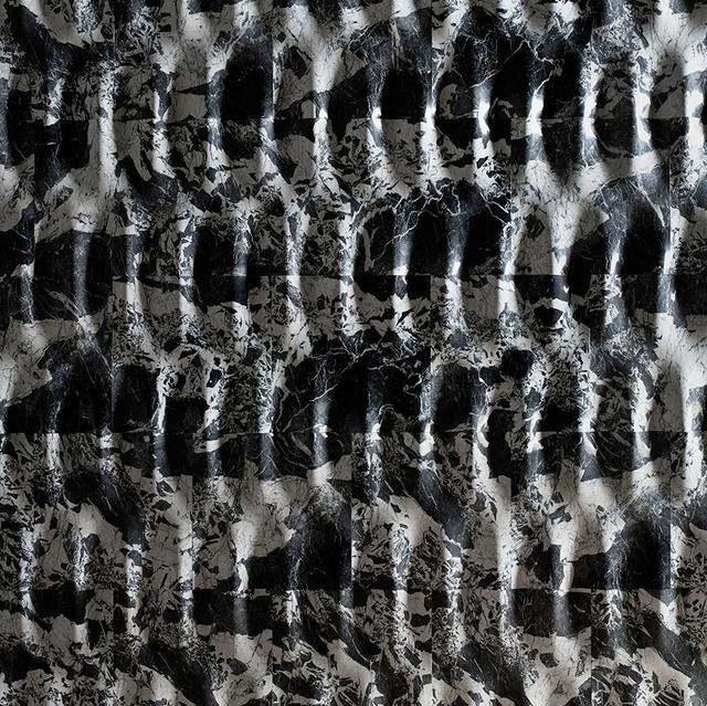 Vách đá 3D Tulle — bề mặt đá tự nhiên điêu khắc nổi khối, Lithos