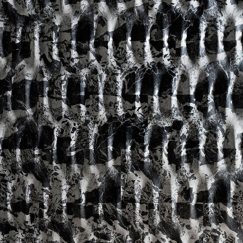 Vách đá 3D Tulle — bề mặt đá tự nhiên điêu khắc nổi khối, Lithos