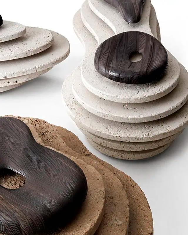 Đôn Oasi — nội thất đá Rochelle Stone
