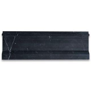 Phào chỉ đá Nero Marquina Plaza Trim — bề mặt đánh bóng (polished), Rochelle Couture