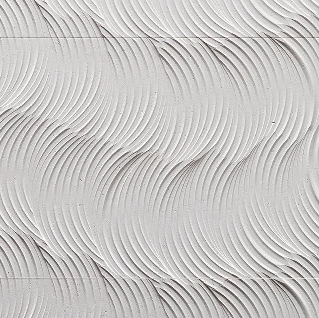 Vách đá 3D Crine — bề mặt đá tự nhiên điêu khắc nổi khối, Lithos