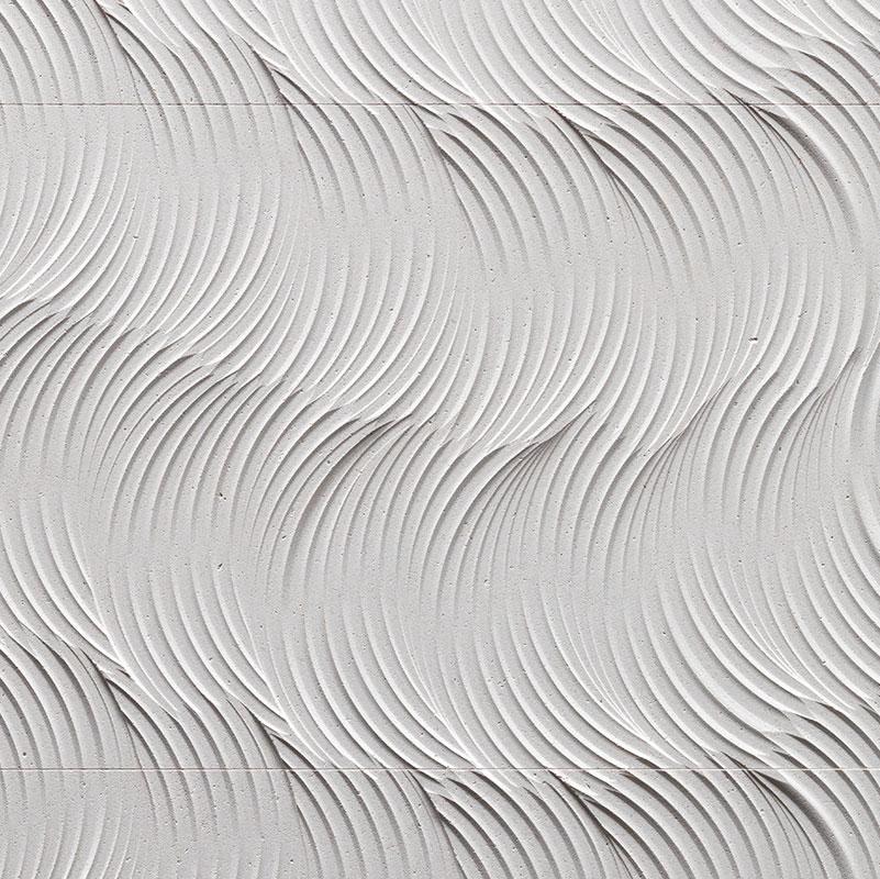Vách đá 3D Crine — bề mặt đá tự nhiên điêu khắc nổi khối, Lithos