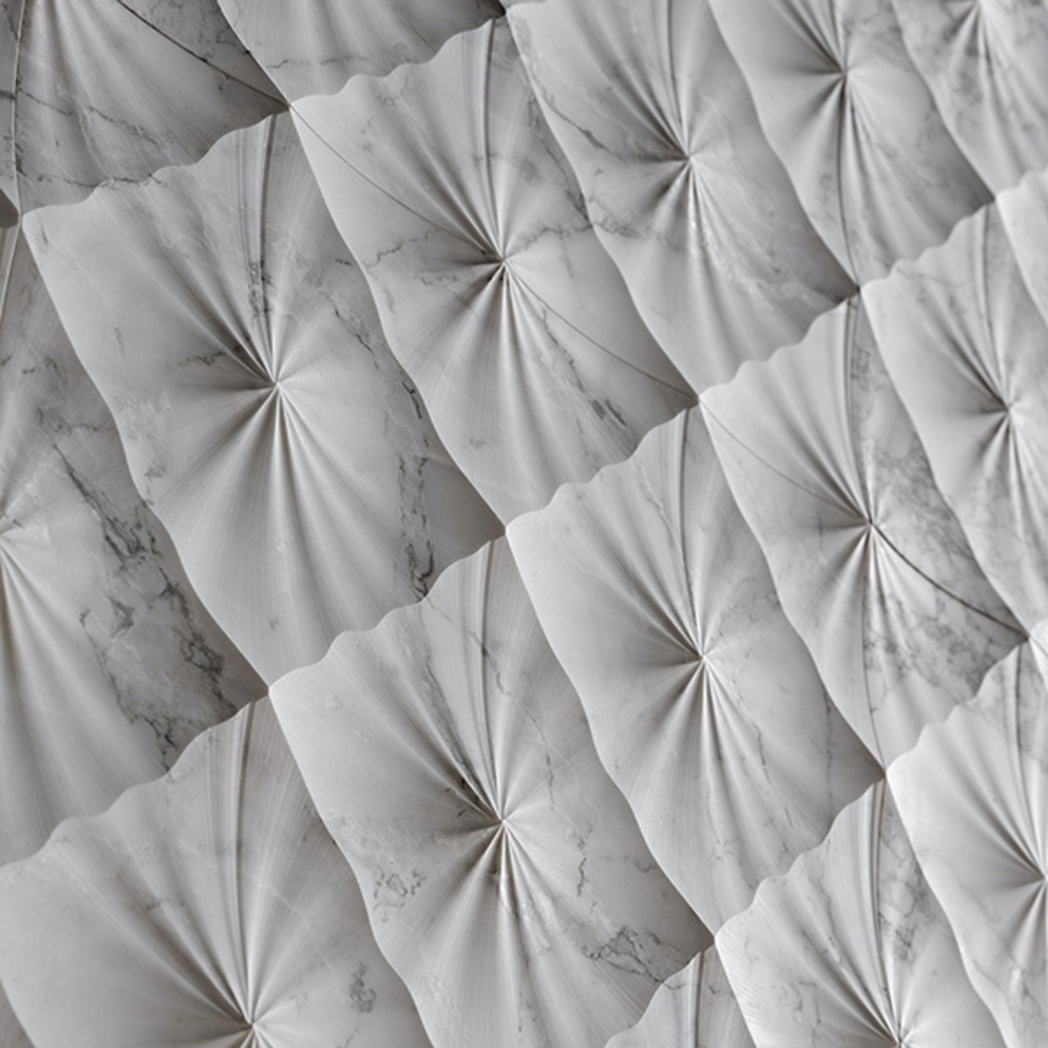 Vách đá 3D Diamante — bề mặt đá tự nhiên điêu khắc nổi khối, Lithos