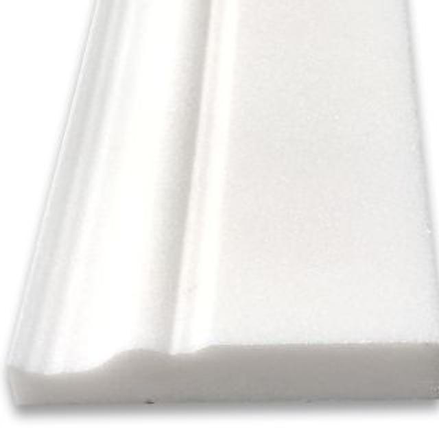 Phào chỉ đá Thassos Crown (phào đỉnh) — bề mặt đánh bóng (polished), Rochelle Stone